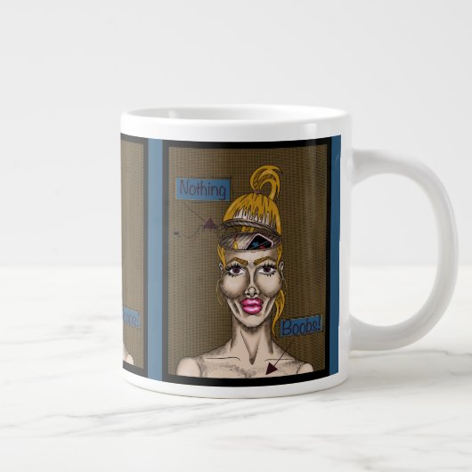 Nichts Jumbo-Tasse (Rechts)