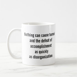 "Nichts kann Aufruhr verursachen..." Kaffeetasse