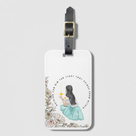 Nichts kann das Licht, das von innen leuchtet, ver Gepäckanhänger