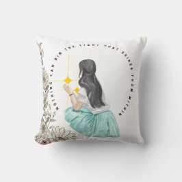 Nichts kann das Licht, das von innen leuchtet, ver Kissen