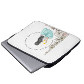 Nichts kann das Licht, das von innen leuchtet, ver Laptopschutzhülle (Vorne Knopf)