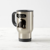 Nichts kann den Honig-Dachs stoppen! (Er spricht) Reisebecher (Vorderseite Links)