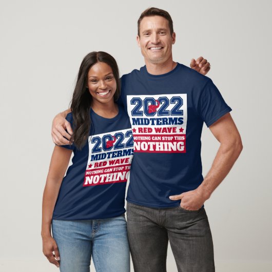 Nichts kann diese rote Welle 2022 Midterms stoppen T-Shirt (Unisex)
