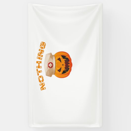 Nichts kann eine Krankenschwester kümmern, Hallowe Banner (Vertikal)