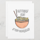 Nichts kann Nudeln stoppen Save The Date (Vorne/Hinten)