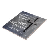 Nichts kann uns von Gottes Liebe trennen, Kreuz Fliese (Seite)