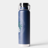 Nichts kommt aus dem Nichts - der weiße Lotus Trinkflasche (Rückseite)