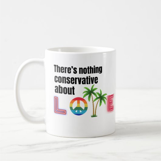 Nichts Konservatives über Liebe Kaffeetasse (Links)