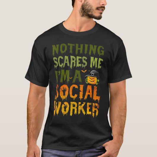 Nichts kümmert mich, ich bin ein Halloween-Co T-Shirt (Vorderseite)