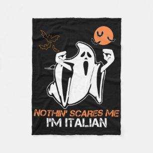 Nichts kümmert mich, ich bin italienischer Geist H Fleecedecke