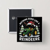 Nichts läuft wie ein reiner Weihnachtslehrer Button (Vorne & Hinten)