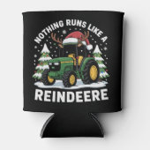 Nichts läuft wie ein reiner Weihnachtslehrer Dosenkühler (Vorderseite)