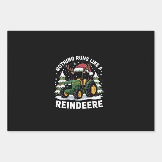 Nichts läuft wie ein reiner Weihnachtslehrer Geschenkpapier Set (Vorderseite)