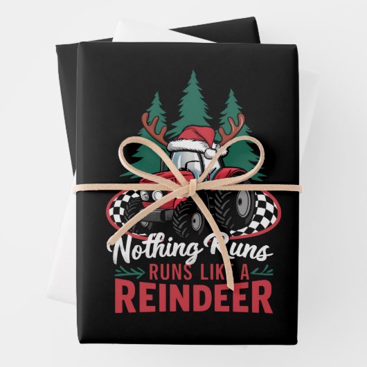 Nichts läuft wie ein Rentier Weihnachtslehrer Geschenkpapier Set (Beispiel)