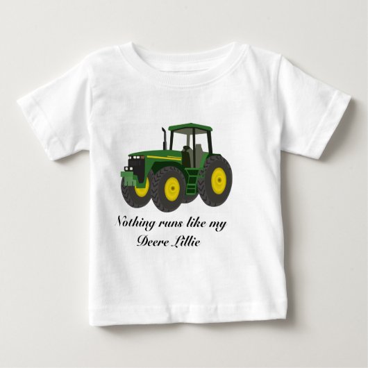 Nichts läuft wie mein Deere Baby T-shirt (Vorderseite)