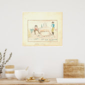 Nichts machen (1602A) Poster (Küche)