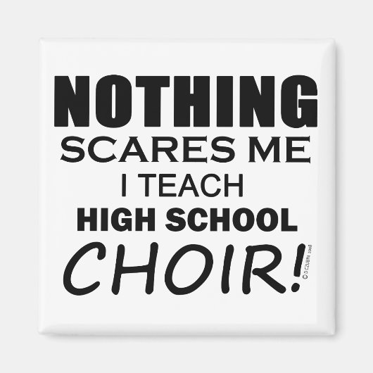 Nichts macht mich zum Choreografen Magnet (Vorne)