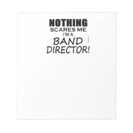 Nichts macht mir Sorgen, Banddirektor Notizblock