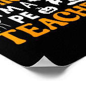 Nichts macht mir Sorgen, ich bin Pe Teacher Physic Poster (Ecke)