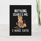 Nichts macht mir Sorgen, ich habe Katzen lustige H Karte (Vorderseite)