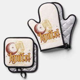 NICHTS! Marke Merch durch SWAG Inc. Ofenhandschuh & Topflappen-Set