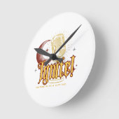 NICHTS! Marke Merch durch SWAG Inc. Runde Wanduhr (Winkel)