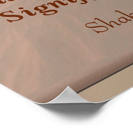 Nichts markieren - Shakespeare-Zitat Poster (Ecke)