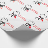 Nichts, - meme hier zu tun geschenkpapier (Ecke)