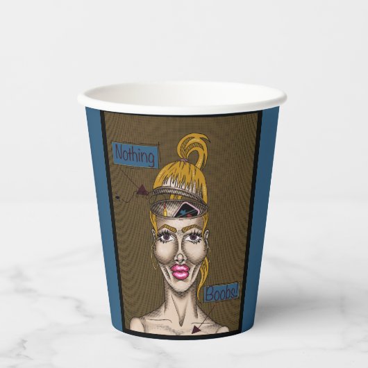 nichts pappbecher (Vorderseite)