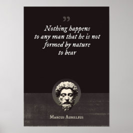 Nichts passiert einem Menschen, der sich nicht geb Poster