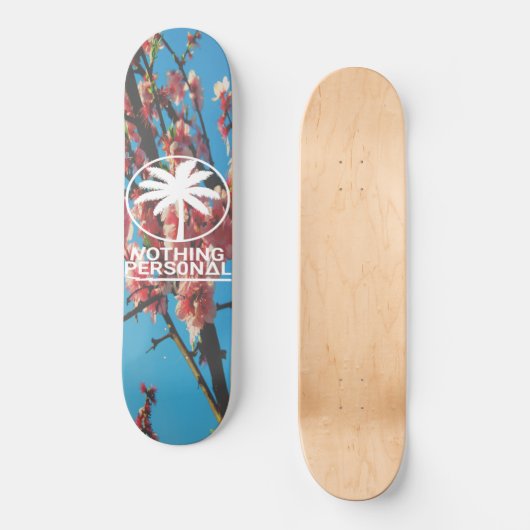 Nichts Personal Cherry Blossom Tree Skateboard (Vorderseite)