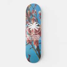 Nichts Personal Cherry Blossom Tree Skateboard