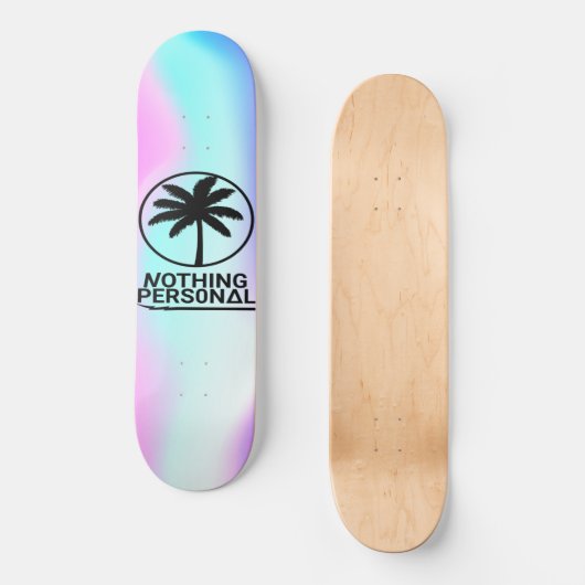 Nichts Personal Holographic Skateboard (Vorderseite)