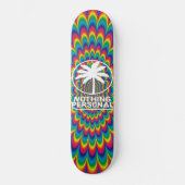 Nichts Persönliches Psychedelisches Skateboard (Vorderseite)