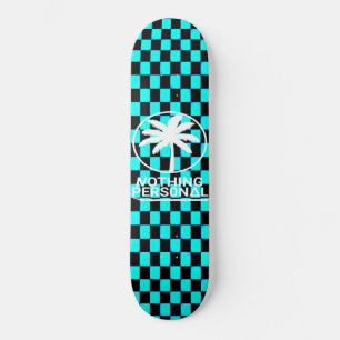 Nichts Persönliches Schwarz-blaue Verlaufs-Karieru Skateboard