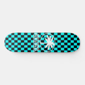 Nichts Persönliches Schwarz und Blau-Strahlung übe Skateboard (Horizontal)