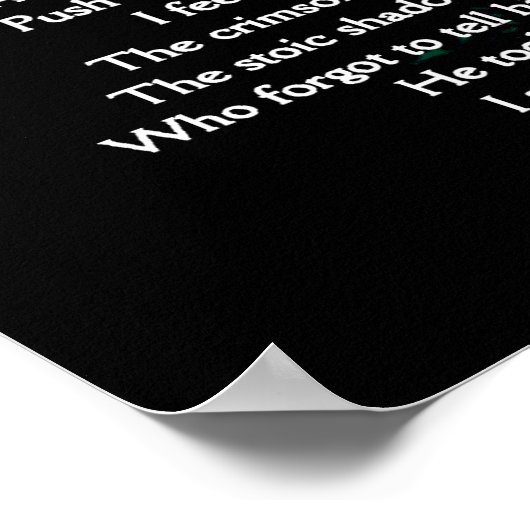 Nichts Poster (Ecke)