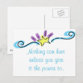 Nichts Postkarte (Vorne/Hinten)