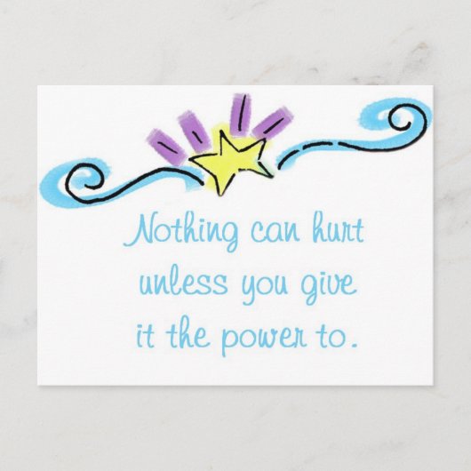 Nichts Postkarte (Vorderseite)