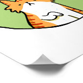 Nichts Purr-Sonal Cat Pun Poster (Ecke)