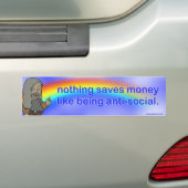nichts rettet Geld… Autoaufkleber (Auf Auto)