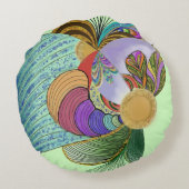 Nichts Rundes Kissen (Rückseite)