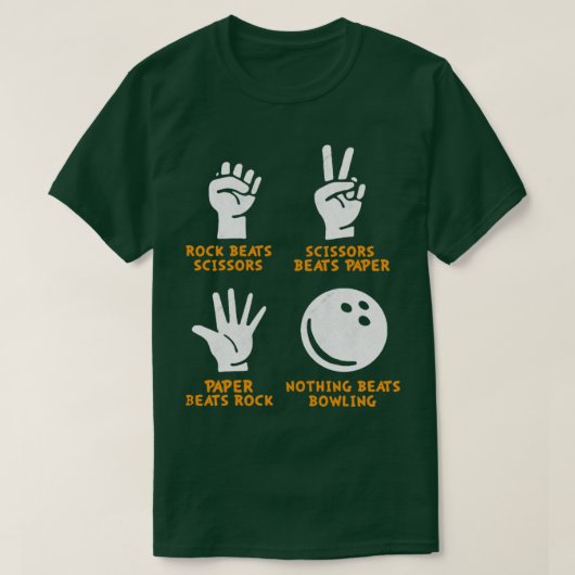 Nichts schlägt Bowling T-Shirt (Design vorne)