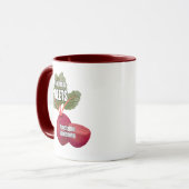 "Nichts schlägt Gemüse-Gartenarbeit" Kaffeetasse (Vorderseite Links)