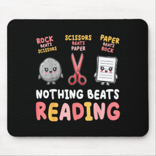 Nichts schlägt lustiges Schere, Stein, Papier lese Mousepad