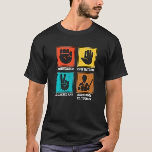 Nichts schlägt Pe Teachers Physische Bildung Educa T-Shirt (Vorderseite)