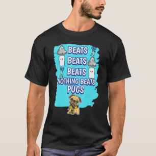 Nichts schlägt Pugs Schere Stein Papier Spiel Pug T-Shirt