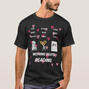 Nichts schlägt vor, Rockpapier-Schere zu lesen T-Shirt