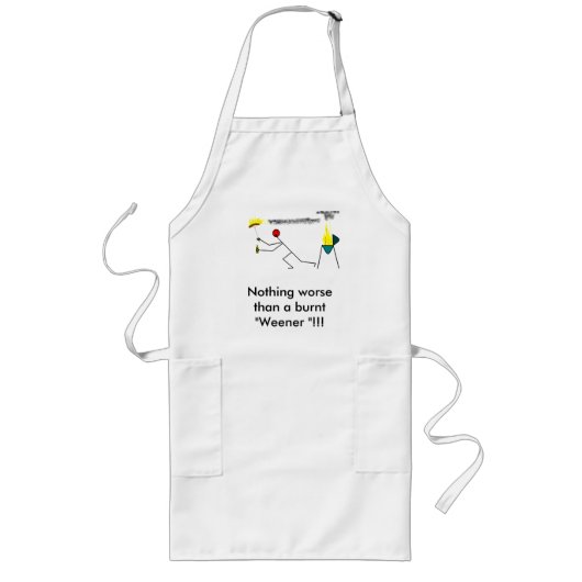 Nichts Schlimmeres als ein verbranntes "Ween... Lange Schürze (Vorne)