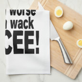 Nichts Schlimmeres als ein Wack EMCEE! Geschirrtuch (Viertel Falte)